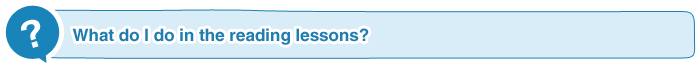 What do I do in the reading lessons?