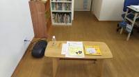 ハイハイしたり、動けまわれるように床を広くしてお待ちしています。