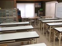 教室奥側に、幼児さんの学習スペースがあります。