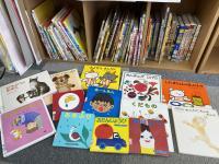 Babyちゃんのための貸し出し絵本も用意しています。