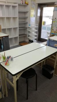 教室入り口です。明るいきれいな教室です