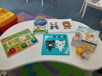 お子さまがワクワクできる教具もたくさんそろえています。