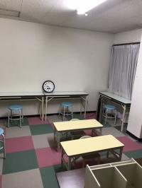 幼児専用席を作りました。小さいお子様も安心して学習ができます。