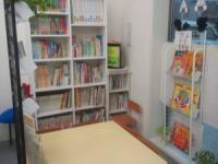 やわらかな陽射しと絵本に囲まれたBaby　Kumonコーナー