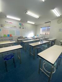 ゆとりのある座席で感染対策も行っています