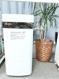空気清浄機はエアドッグを導入してます。窓を開け、空気の循環も行っています。<br />
