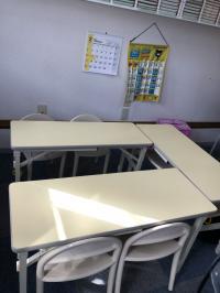 幼児席も用意しています。専任スタッフが学習をサポートします。