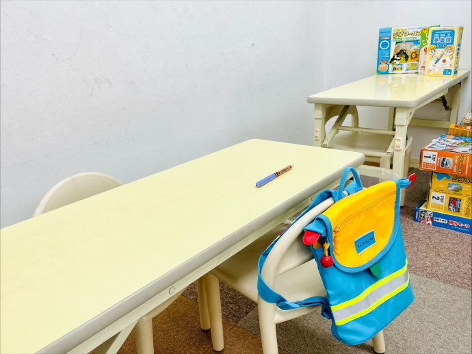幼児さんは、専用席で学習できます。