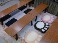 肉球ザブトンがお出迎えしてます。( ´∀` )