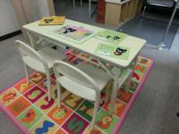 幼児さん向けの学習コーナーもあります。