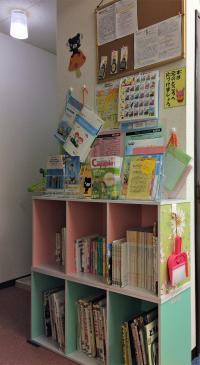 待合スペース。<br />
「やる気」を引き出すツールがいっぱいです。