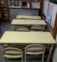 幼児席は1人1テーブル