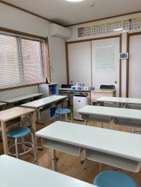 教室の内観です。教室内は清潔・安全を心がけています。