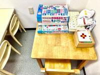 知育玩具を多数用意しております。<br />
