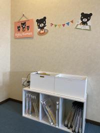 Baby Kumon専用スペース。マットが敷いてあります。