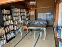 こちらは読書スペース。たくさん本を読んで心豊かに育ってほしいと思っています。<br />
