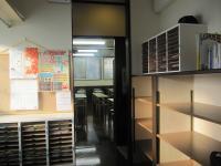 教室の入り口です。