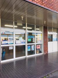 教室の入口です。お気軽にお問合せください。