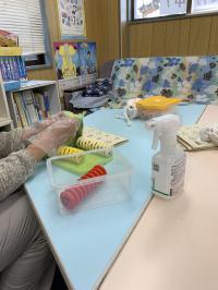 教室内、教材教具の清潔を保っています。<br />
<br />
<br />