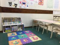 あ母さんといっしょに安心して学べるコーナーを準備しています。