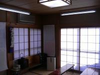 座り机の部屋です。落ち着いて学習できる場です。