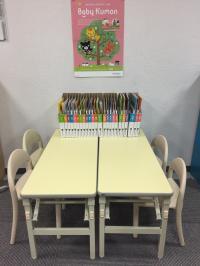 Baby Kumonはこちらのお席で行います。素敵なひと時になりますように♪