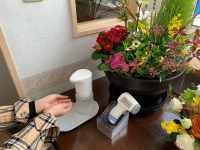 感染対策に努めています。