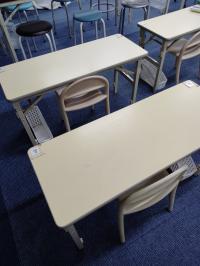 Baby kumon卒業後、入会された場合は、幼児専用席でスタッフと学習します。