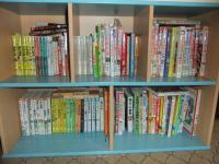 図書コーナーです。本好きな子を育てたいと思います。