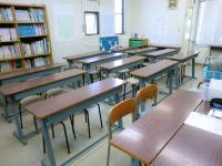 広く明るい教室です。