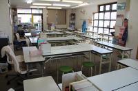 広く明るい室内です。<br />