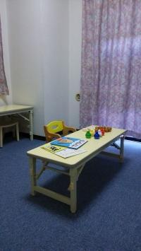 安全に配慮した可愛いお椅子もあります。<br />