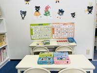 幼児席です。小さなお子さまでも学習ができます。