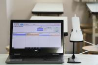 入退室時にメールが届く、安心のシステムを導入しています。