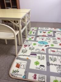 かわいいマットで小さなお子さまも安心です!