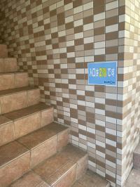 お子さまと階段を数えながら上がっていらしてください