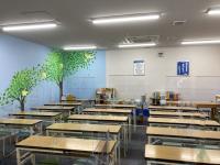 リニューアルして広くなった教室で、安心して学習できる環境を心がけています。