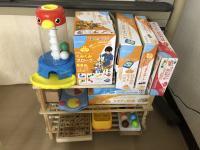 公文の知育玩具で、遊びながら楽しく学びます。