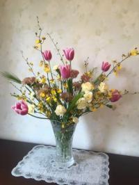 キレイなお花がお出迎えいたします