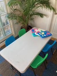 小さい子も学習できるスペースがございます。