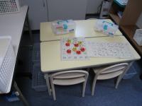 座ることのできるお子様には幼児席をご用意しています