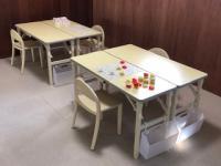 お子さまもお母さまとご一緒で安心です。