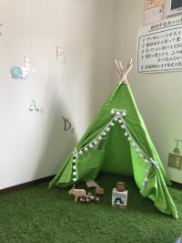 テントの中でお子様のご機嫌もUP★大人もゆったりお話しましょう！