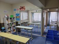 教室はアットホームな雰囲気です。Baby　kumonはこちらのお部屋で行います。