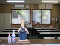 うさぎさんがお出迎え