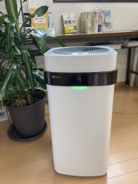 高性能空気洗浄機完備しております。