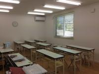 教室の中です。