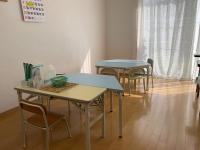 お母様とご一緒にゆったりと座ってお話ししましょう。