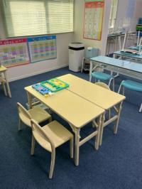 椅子に座れるお子さんは、一緒に座ってお話が聞けます(^^)<br />