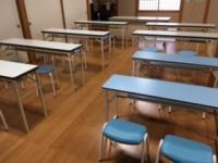 幼児さんや低学年の子たちも学習できます。ＢＫタイムではレイアウト変更もできます。